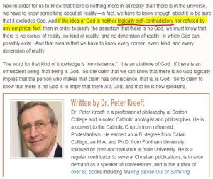 kreeft_omniscienceatheism